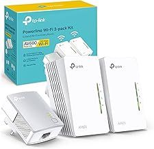 TP-Link TL-WPA4220 TKIT 2-Port Powerline Adapter WiFi Starter Kit, Range Extender, Broadband/WiFi Extender, WiFi Booster/Hotspot, No Configuration Required, UK Plug