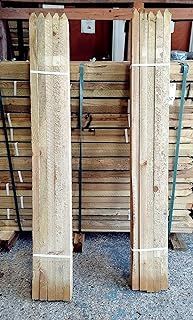 20 x 1.2m (4ft) tall square garden tree stakes - HC4 pressure treated