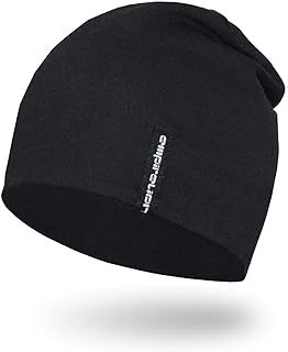 9" Multifunctional Lightweight Beanies Hats, Thin Running Skull Cap Helmet Liner Sleep Caps for Men Women