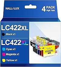 LC422XL LC-422XLVAL Ink Cartridges Value Pack Replacement for Brother LC422 LC-422XL LC422XLVAL Compatible for Brother MFC-J5340DW MFC-J5345DW MFC-J5740DW MFC-J6540DW MFC-J6940DW (Pack of 4)