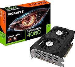 Gigabyte NVIDIA GeForce RTX 4060 WINDFORCE OC Graphics Card - 8GB GDDR6, 128-bit, PCI-E 4.0, 2475MHz Core Clock, 2x DP 1.4, 2x HDMI 2.1a, NVIDIA DLSS 3 - GV-N4060WF2OC-8GD