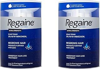 Regaine for Men Extra Strength Scalp Foam - 1 Month Supply (73ml) - Pack of 6