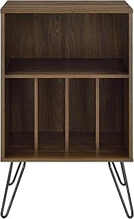 Ameriwood Concord Turntable Stand, Walnut Look