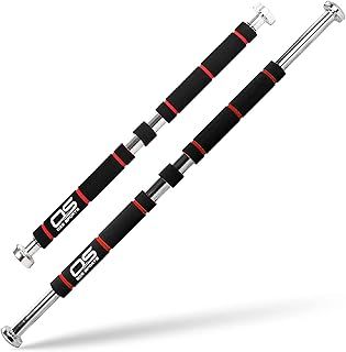 Exercise Door Gym Pull Up Chin ups bar with Padded Grip - Fitness Home Workout Training Fully Adjustable 62-100cm Heavy Dut