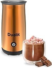 Dualit Hot Chocolate Maker & Milk Frother - 250ml Capacity - Powder, Buttons & Grated Chocolate - Velvety Hot Chocolate in 3 Mins - Cordless Jug - Copper