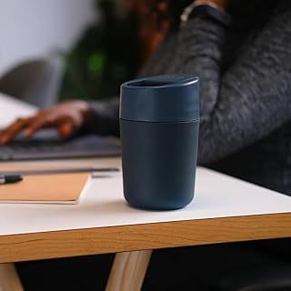 Joseph Joseph Sipp Travel mug, Hygienic, Leakproof reusable mug, Coffee & Tea Cup with Lid - 340 ml (12 fl. oz) - Blue