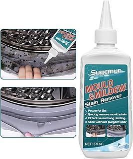 Mould Remover, Large Capacity Mould Remover Gel, Household Mildew Removal, Mould and Mildew Cleaner for Toilet Washing Machine Seal Bathroom Kitchen Sink Tile Grout Stains 210 g