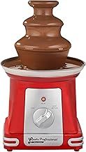 Cooks Professional Retro Edition | Electric | 3-Tier Chocolate Fountain | Children's Birthdays and Weddings | Red