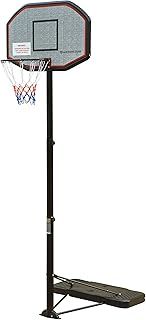 Pro Court Height Adjustable Portable Basketball Hoop with Impact Backboard Official Height