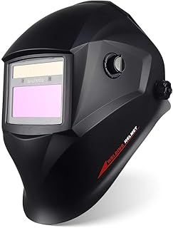 JALUWELD Auto Darkening Welding Helmet Adjustable Welding Mask Battery & Solar Powered Welders Helmet DIN9-13 Shade Welders Mask Arc Tig Mig Grinding