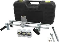 Mortice Jig Door Lock Fitting Installation Set Wood Chisel Drill Morticer Kit / 6 Carbide Wood Cutters, 19mm, 22mm, 25mm Free Carry Case