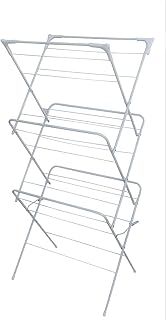 Indoor Clothes Airer Drying Rack - 3 Tier Folding Laundry Maiden Rack, Dryer Rack, Clothes Horse, Airing Clothes, Foldable, Compact and Sutiable For Outdoor