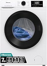 Hisense WF1G7021BW Freestanding 7 KG-Front Load Durable Inverter Washing Machine, Steam Wash-Quick Wash-15 Washing Programs-1200 RPM-White-Energy Rating B