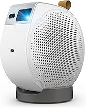 BenQ GV50 1080p Laser Portable Ceiling Projector with Tripod Base | Rotating Angle Projection | 500 Lumen | 18W Bass Bluetooth Speaker | Google TV with Netflix | Chromecast & AirPlay | Autofocus
