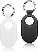 2Pack Protective Case for Galaxy SmartTag 2, Silicone Protective Case Key chain for Galaxy SmartTag 2023, Compatible with Dog Collar Pet Keys Backpacks