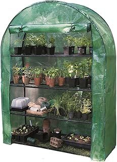 Grow It 08919 45 x 105 x 160 cm 4-Tier Extra Wide Grow Arc with Heavy Duty Cover - Green