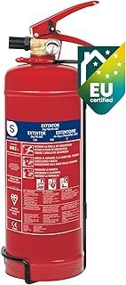 Smartwares Fire Extinguisher Powder FEX-15112 – 2kg – Suitable for A,B & C fires - Suitable for vehicles & homes – Mounting base Included