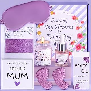 Baby Shower Gifts, Mum To Be Gifts, New Mum Pamper Kit, Relaxation Care Package Pregnant Gifts For Mums Expecting, Mummy To Be Hamper New Mummy Presents For Her, 100% Natural Organic Vegan