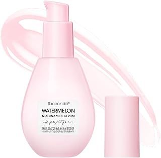 Watermelon Niacinamide Hydrating Serum, Moisturising & Brightening Serum, Foundation Makeup Base, Lightweight Facial Serum & Makeup Primer Liquid Highlighter (Color A)
