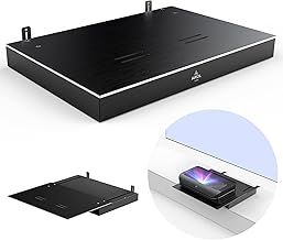 AWOL VISION IC-A150 Motorized Sliding Shelf for Ultra Short Throw (UST) Projector - Expandable to 150" Image, Auto-Retractable Telescopic Tray, Smart Sync with Projector Performance