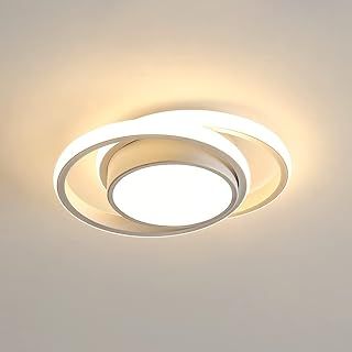 Comely Ceiling Lights, Modern LED Ceiling Lights 32W 2350LM, Warm White 3000K, Round Ceiling Lighting for Bedroom Hallway Balcony Corridor (Dia 28cm)