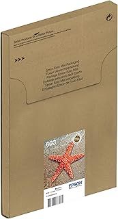Epson 603 Starfish Genuine Multipack, Eco-Friendly Packaging, 4-Colours Ink Cartridges