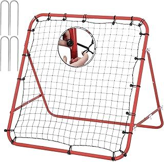 Tour Rebounder Net Practise Football Training Net Soccer Kickback Target Goal Pro for Children Kids Play Teaching Equipment Adjustable Portable Soccer-Door 62cm*62cm