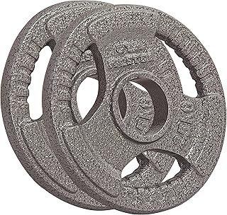 GYM MASTER Tri Grip 2" Olympic Weight Plates in Cast Iron