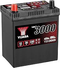 Yuasa YBX3055 12V 36Ah 330CCA Sealed Maintenance Free High Performance Car Battery