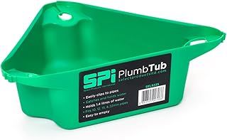 Plumb Tub - SPI Radiator Draining Tub: Hassle-Free Radiator Draining. Versatile, Compatible with a Wide Range of Radiators - 1.4L Capacity - SPI Green