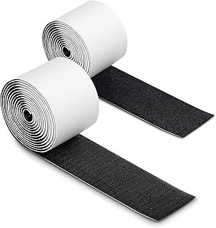Donner Pedal Board Tape, Pedalboard Mounting Tape for Guitar Pedal Board Length 2M Width 5CM Hook + Loop, Self Adhesive