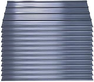 12 PCS Corrugated Roofing Sheets, Grey, Galvanized Steel