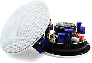 4 Inches Ceiling Speakers Wall Mounted Speaker Amplifier Water Resistant Ceiling Speakers For Bathroom Home Kitchen Bedroom,compatible with Bluetooth