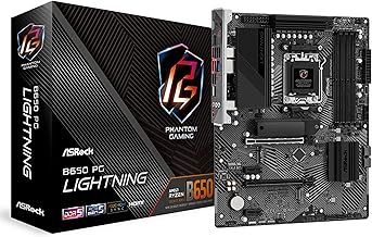 ASROCK B650 PG LIGHTNING, AM5, ATX, 4 DDR5, 3 M.2, 4 SATA, HDMI