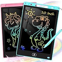 2 Pack 10 Inch Drawing Pad, LCD Drawing Tablet for Kids Travel Games Activity, Stocking Fillers for Kids