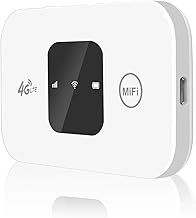 Portable Wifi, 4G Mobile Wifi, 150 Mbps Portable Wifi Hotspot with 10 Users Sharing, Wifi Router with Sim Slot, Pocket Wifi for Travel Car Home Office, Support B1 B3 B5 B7 B8 B20 B40