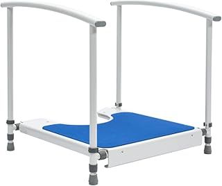 NRS Healthcare Nuvo Petite Childrens Toilet Platform With Handrails - Height Adjustable