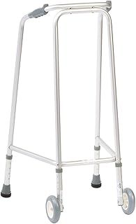 Drive Healthcare Ultra Narrow Walking Frame (Wheeled) N73223 Adjustable Height - Medium (Eligible for VAT relief in the UK)