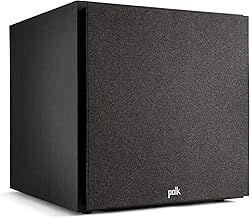 Polk Audio Monitor XT12 Active 12-Inch Subwoofer, 100W Class AB Amplifier, Bass Box for Home Cinema and Music - Black
