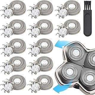 12 PCS Replacement Shaver Compatible with Pitbull Skull,Shaver Replacement Heads Replacement Shaver Head Comes with 1 Cleaning Brush Compatible with Skull Shavers Pitbull Gold Pro Shavers