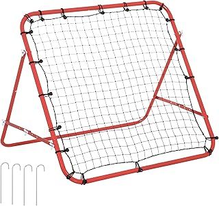 HOMCOM Rebounder Net Practise Kickback Target Goal with 5 Angles, for Teens, Adults, Softball, Football Training