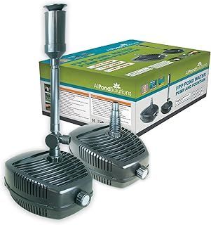 AllPondSolutions FPP-3500 Fountain Pond Pump Submersible with Fountain Attachment for Outdoor Garden, 3500 Litre/Hour Flow Rate
