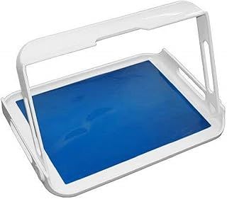 HOMECRAFT Freehand Tray with Non-Slip Mat, Requires Only One Handed Carrying, Safely Carry Items with Unique Foldaway Handle, Mat Secures the Contents on the Tray, Allows for Additional Assistance