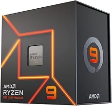 AMD Ryzensets 9 7900X Processor (integrated Radeon Graphics, 12 cores/24 threads, 170W TDP, AM5 Socket, 76MB cache, up to 5.6 GHz max boost, no cooler)