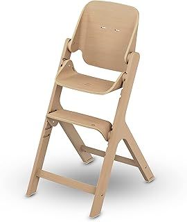 Maxi-Cosi Nesta Wooden High Chair, Baby Highchair, Multifunctional Baby Chair, Adjustable, Convertible Chair for Toddlers, Children & Adults, Up to 110 kg, Natural Wood