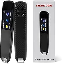 Scan Reader Pen, 112 Language Translator Device, Smart Digital Reading Pen for Dyslexia, Elderly, Kids, Students, Supports Voice, Scan, Text to Speech Reading Pen (Black)