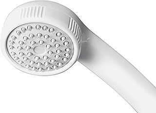 Ridder 091281 shower head, approx. 205 x 68 mm, Cordoba, white, incl. gasket