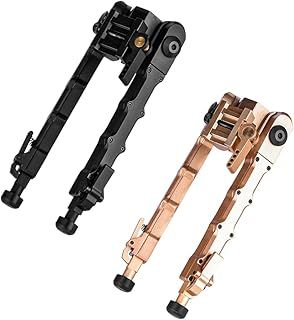 Aluminum Tactical Rifle Bipod Quick Detach Bipod 6.69"-8.26" Telescopic bipod for hunting w/QD