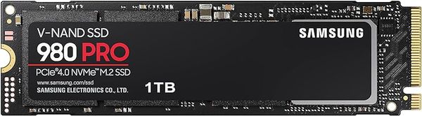 Samsung 980 PRO (MZ-V8P1T0BW) | NVMe M.2 Internal Solid State Drive, PCIe 4.0, 1 TB, Intelligent Thermal Control