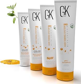 GK HAIR Global Keratin The Best Kit (3.4 Fl Oz/100ml) Smoothing Keratin Hair Treatment Professional Brazilian Complex Blowout Straightening For Silky Smooth & Frizz Free Hair